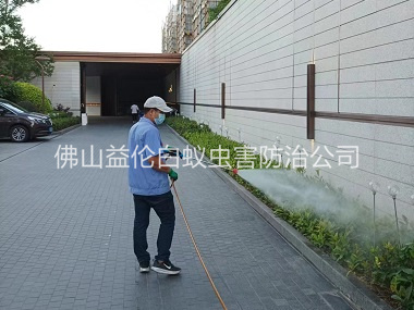 金本企业园区消杀蚊蝇工程